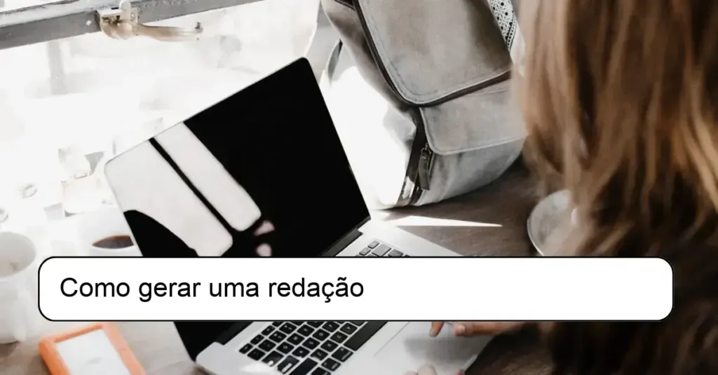 Como gerar uma redação
