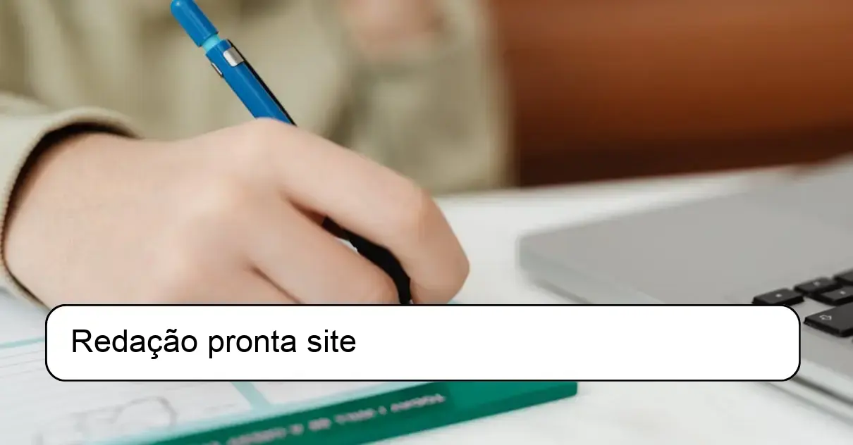 Redação pronta site