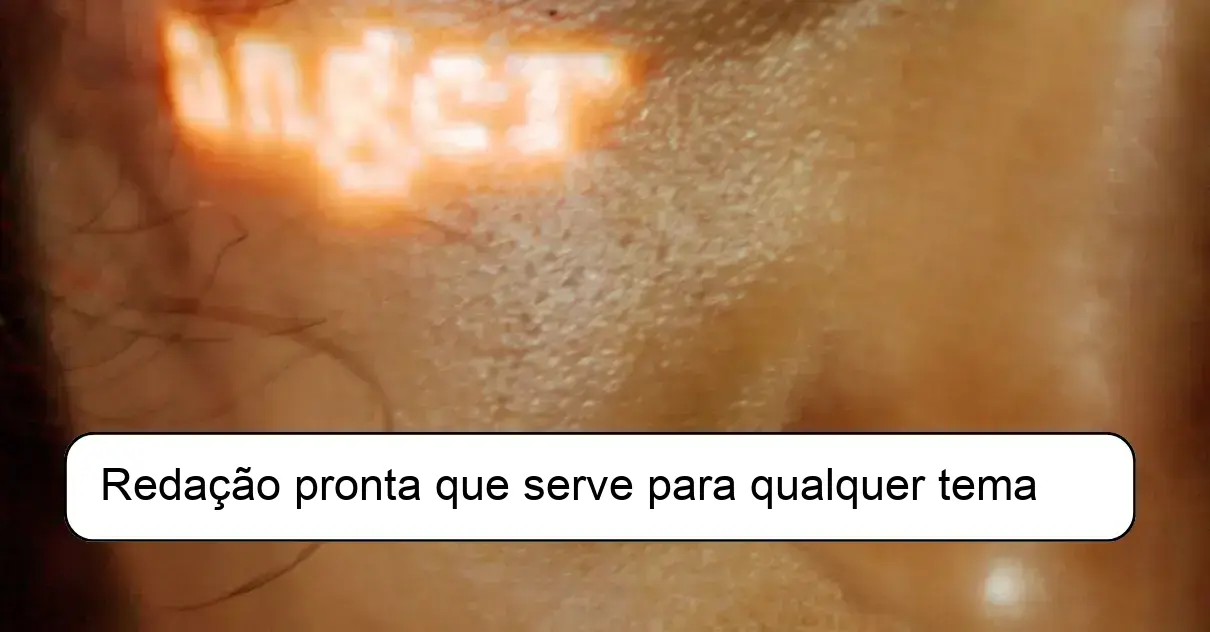 Redação pronta que serve para qualquer tema
