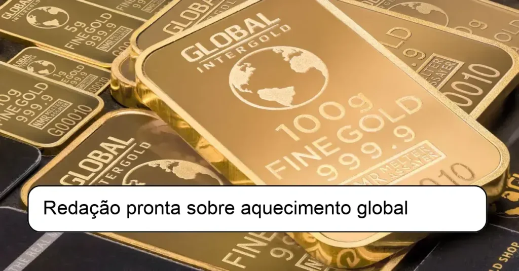 Redação pronta sobre aquecimento global