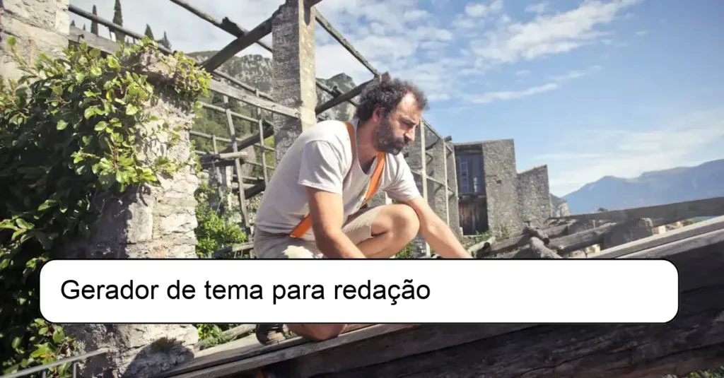 Gerador de tema para redação