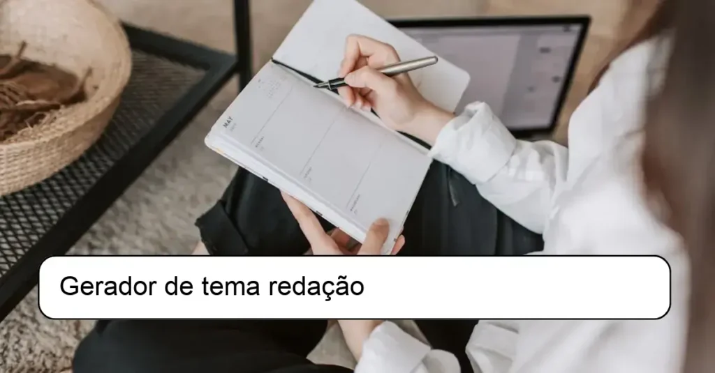 Gerador de tema redação