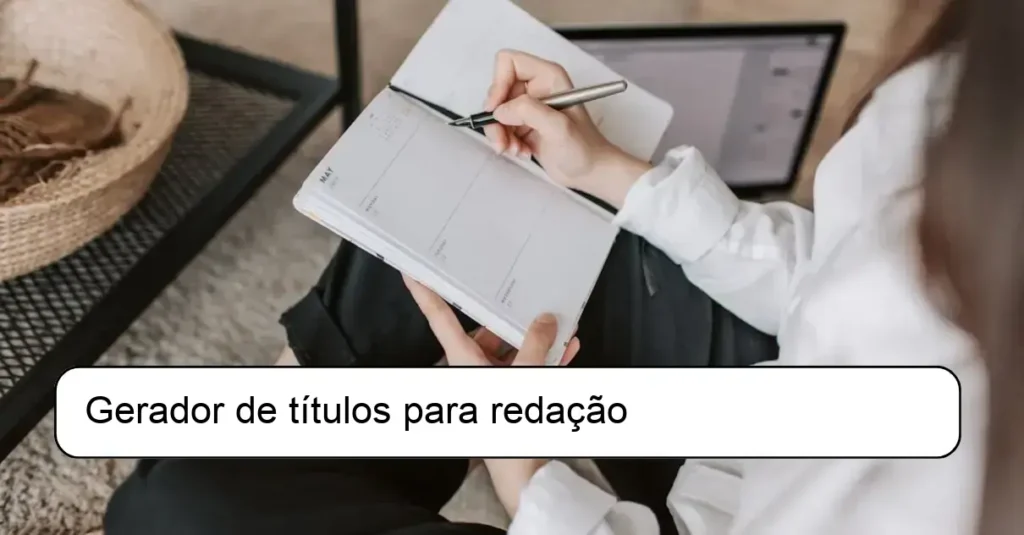Gerador de títulos para redação