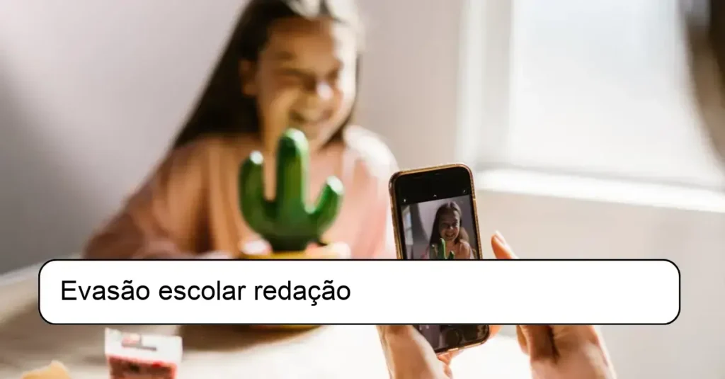 Evasão escolar redação
