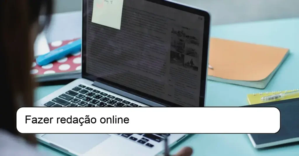 Fazer redação online