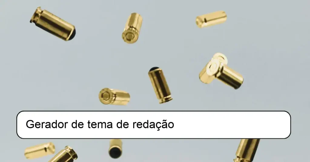 Gerador de tema de redação