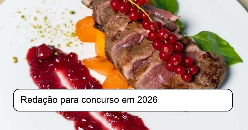 Redação para concurso em 2026