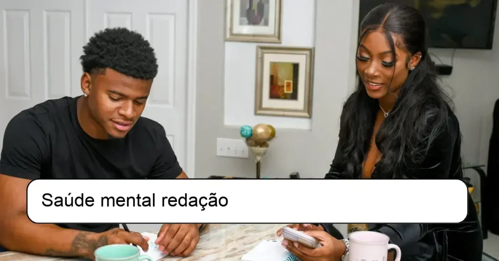 Saúde mental redação