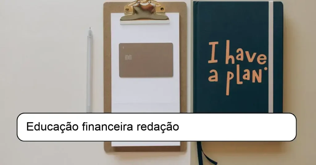 Educação financeira redação