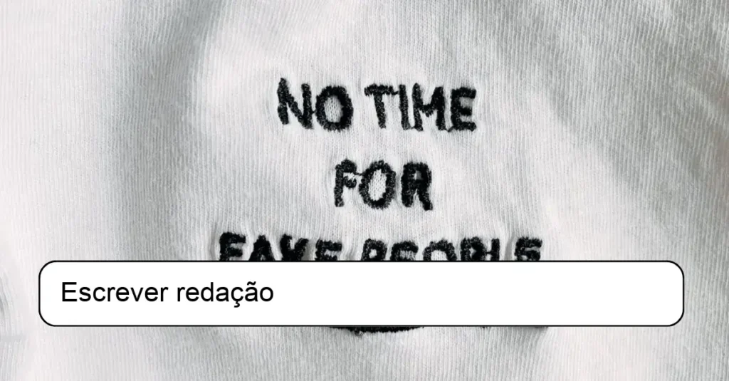 Escrever redação