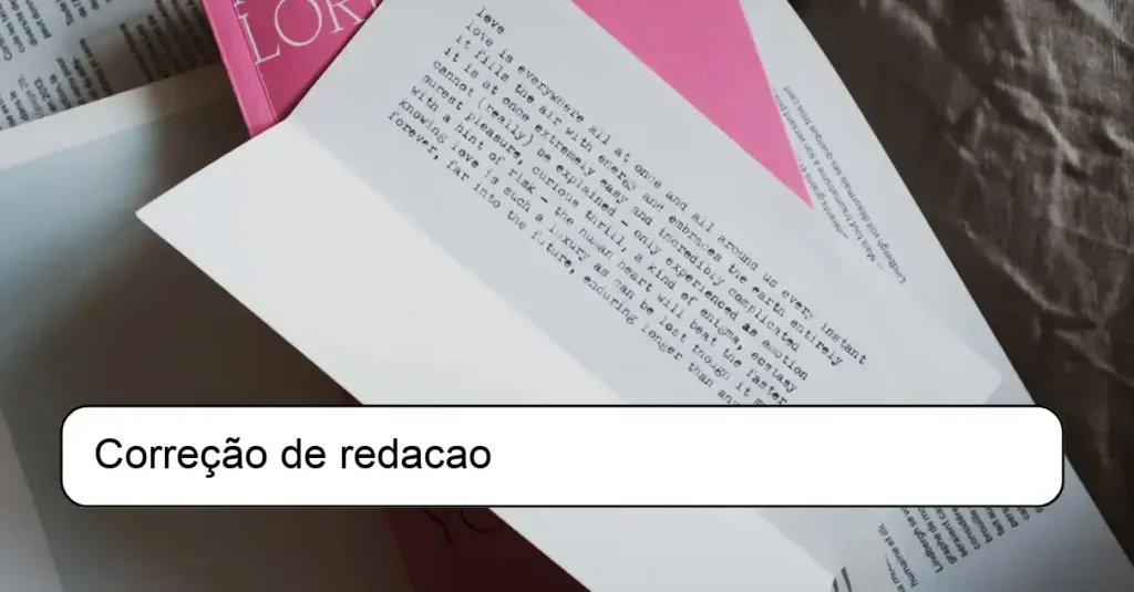 Correção de redacao