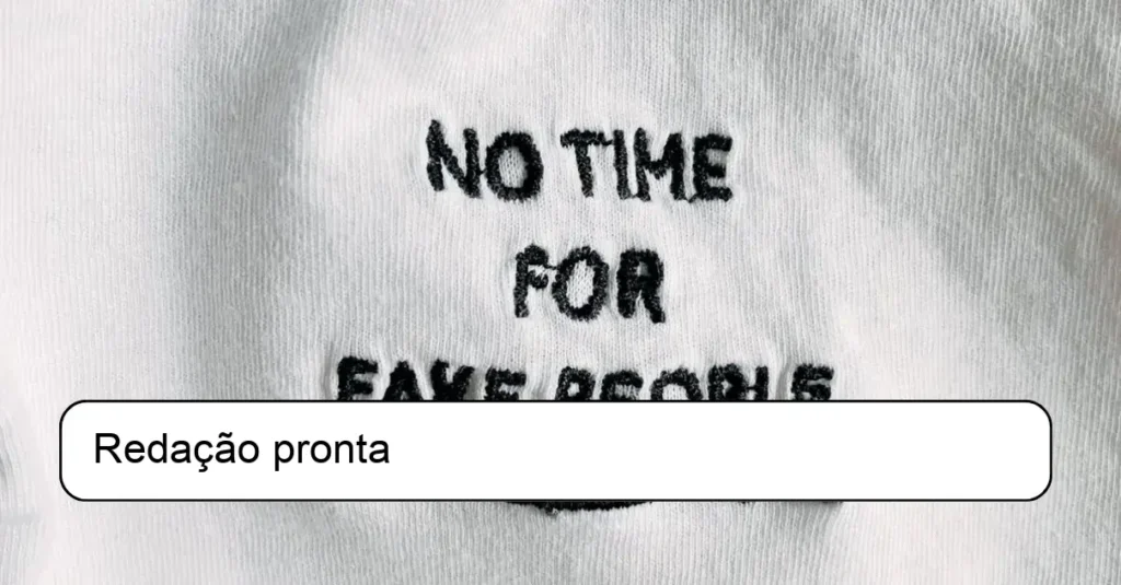 Redação pronta
