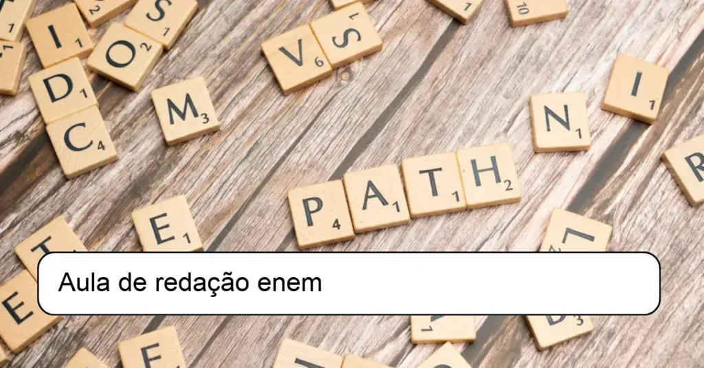 Aula de redação enem