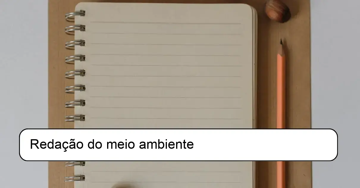 Redação do meio ambiente
