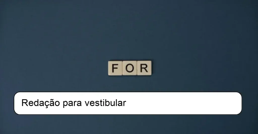 Redação para vestibular
