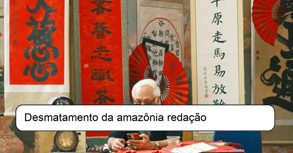 Desmatamento da amazônia redação