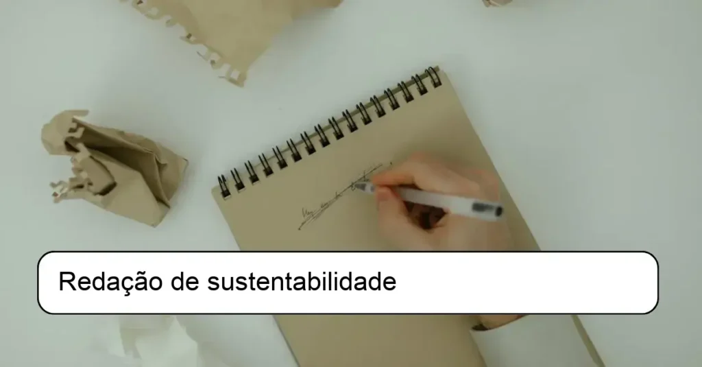 Redação de sustentabilidade