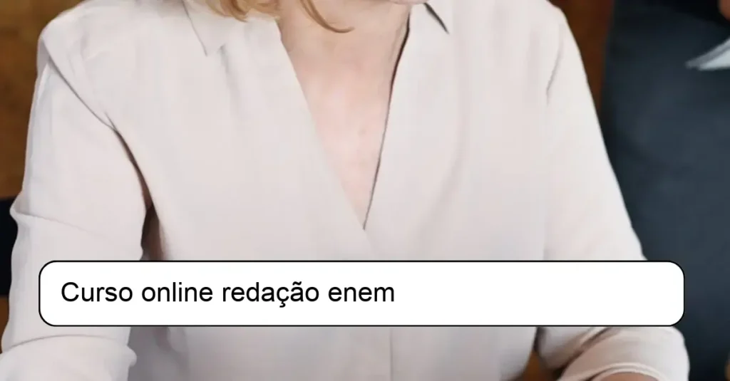 Curso online redação enem