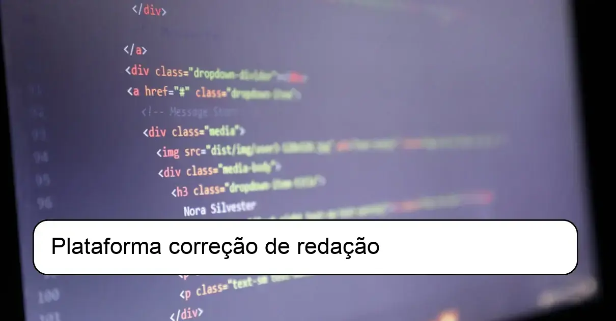 Plataforma correção de redação